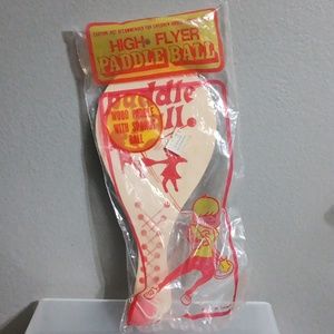 Vintage Sealed High Flyer Paddle Ball